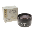 Aschenbecher "Simple Style"  braun, Ø...