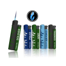 Sturmfeuerzeuge "Military" Jet-Flame, 5-fach sortiert, 25er Display