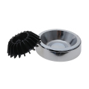 Aschenbecher "Lammelle" silber, Ø 11 cm; Höhe 5 cm