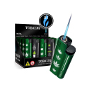 Sturmfeuerzeuge "Weed Needed" Jet-Flame, 5-fach sortiert, 25er Display