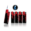 Sturmfeuerzeuge "Devil Girl" Jet-Flame, 5-fach...