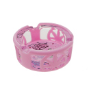 Aschenbecher "Baked Bunny" rund;  6-fach sort.; Ø 8,5 cm; Höhe 3,5 cm: 6er Display