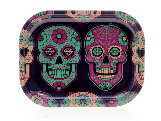 Drehunterlage "Skulls" 18 x 14 cm