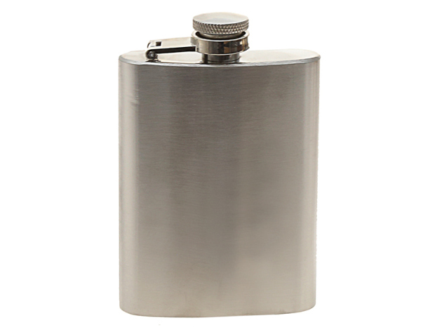 Flachmann "Silber Matt" 4oz