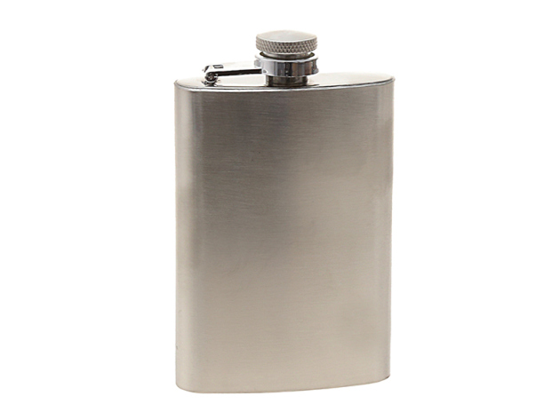 Flachmann "Silber Matt" 6oz