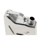 Flachmann "Kanister" silber glänzend; 4oz