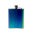 Flask-Set "Chrome-Croc" 8oz