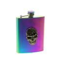 Flask-Set "Chrome-Croc" 8oz