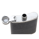Flask-Set "Chrome-Croc" 8oz