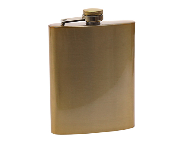 Flask-Set "Chrome-Croc" 8oz