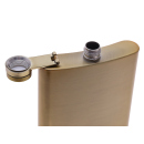 Flask-Set "Chrome-Croc" 8oz