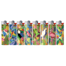 BIC Maxi J26 "Birds" Reibrad Feuerzeuge, 50er Display
