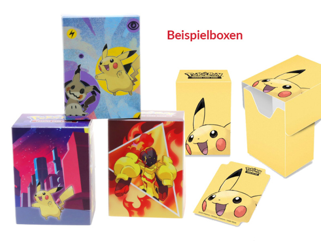 Pokémon Set - 30 Pokemon Karten & Deck Box