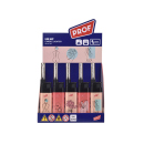 Stabfeuerzeug "LINE ART"; 5-fach sortiert; 50er Display