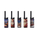 Stabfeuerzeug "XMAS VILLAGE"; 5-fach sortiert; 25er Display