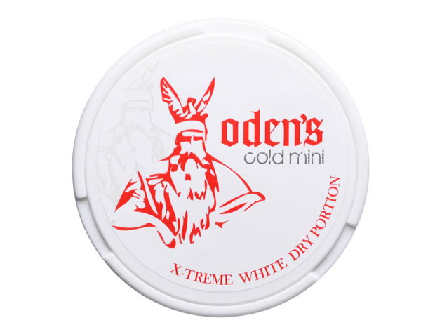 Odens Cold Dry Mini - White Portion Chew Bags - Nikotinstärke 22 mg/g