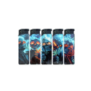 Sturmfeuerzeuge "Blaze Bones°" 3D Alu-Jet, 5-fach sortiert, 50er Display