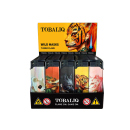 Sturmfeuerzeuge "Wild Masks" 3D Alu-Jet, 5-fach sortiert, 50er Display