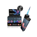 Sturmfeuerzeuge "Luminous Buds" 3D Alu-Jet, 5-fach sortiert, 50er Display