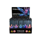 Sturmfeuerzeuge "Luminous Buds" 3D Alu-Jet, 5-fach sortiert, 50er Display