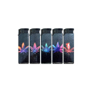 Sturmfeuerzeuge "Luminous Buds" 3D Alu-Jet, 5-fach sortiert, 50er Display