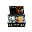 Sturmfeuerzeuge "Lux Skull" 3D Alu-Jet, 5-fach sortiert, 50er Display