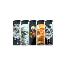 Sturmfeuerzeuge "Lux Skull" 3D Alu-Jet, 5-fach sortiert, 50er Display