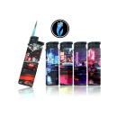 Sturmfeuerzeuge "RGB Street Pules" 3D Alu-Jet, 5-fach sortiert, 50er Display