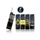 Sturmfeuerzeuge "VIP" 3D Alu-Jet, 5-fach sortiert, 50er Display