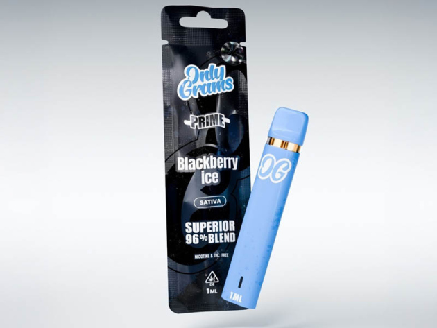 Only Grams - Blackberry Ice (Brombeer, Eis) - H2 Superior Vape 96% - 1ml