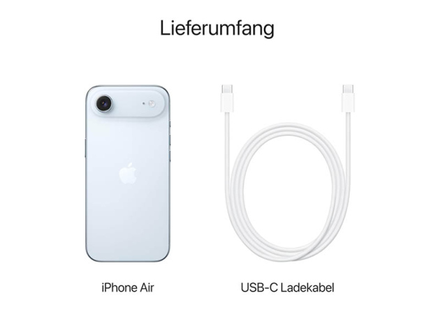 IPhone Air - 256 GB Himmelblau - UVP 1199,- €