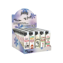 Elektrofeuerzeuge "Jolly as fxck", 5-fach sortiert; 50er Display