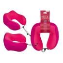 Deluxe Nackenkissen aus Memory Foam; pink