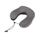 Deluxe Nackenkissen aus Memory Foam; grau-schwarz