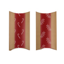 Adventskalender zum Selberbefüllen, rot-natur