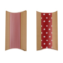 Adventskalender zum Selberbefüllen, rot-natur