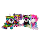 Bunte Wildtiere; 4-fach sortiert, einzeln