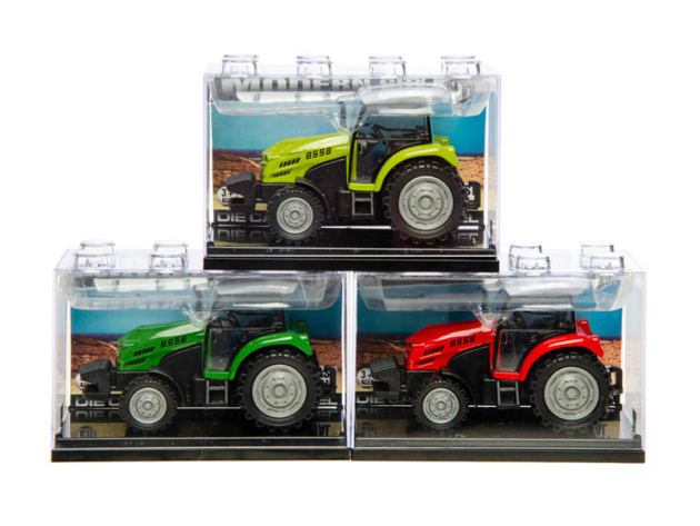 Traktror mit Rückzug-Automatik, 3-fach sortiert, einzeln