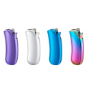 Elektrofeuerzeuge "BEANS" ergonomisches Design, 4-fach sortiert; 12er Display