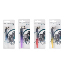 Handpfeife "GRADIENT GLASS PIPE", 16,5 cm, mit Sieb, 4-fach sortiert, einzeln