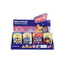 Sturmfeuerzeuge "GRAPHIC FLOWE" Jetflame; 4-fach sortiert; 20er Display