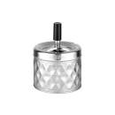 Schleuderaschenbecher "Silber-Matt" Metall...