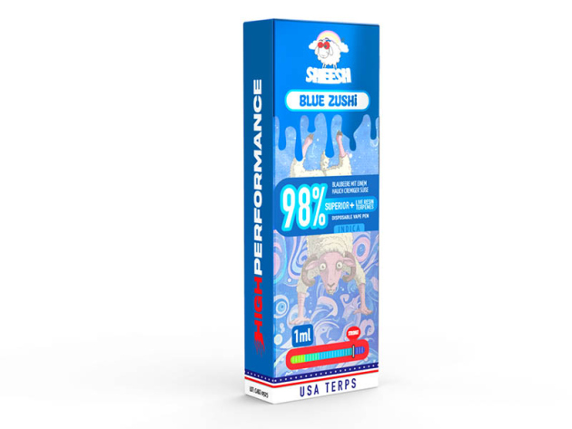 SHEESH Superior Line - Blue Zushi (fr. Blaub. m. kushigem Unterton) - Blend 98% - 1ml