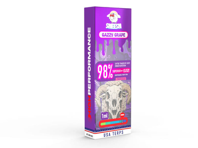 SHEESH Superior Line - Gazzy Grape (saftige Traube) - Blend 98% - 1ml