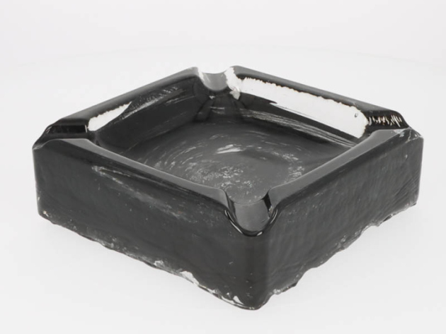 Zigarrenaschenbecher Glas Marc Hass, 4 Abl., 20x20x7cm