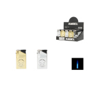 Sturmfeuerzeuge "GOLD&SILBER HANFBLATT" Jetflame; 2-fach sortiert; 25er Display