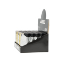 Sturmfeuerzeuge "GOLD&SILBER HANFBLATT" Jetflame; 2-fach sortiert; 25er Display