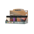 Sturmfeuerzeuge "LEDEROPTIK" Jetflame; 5-fach sortiert; 25er Display