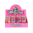 Sturmfeuerzeuge "MONKEY KING" pink Jetflame; 4-fach sortiert; 25er Display