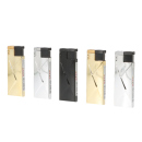 Sturmfeuerzeug "Metall-Luxe", Jet-Flamme, 3-fach sortiert, 25er Display